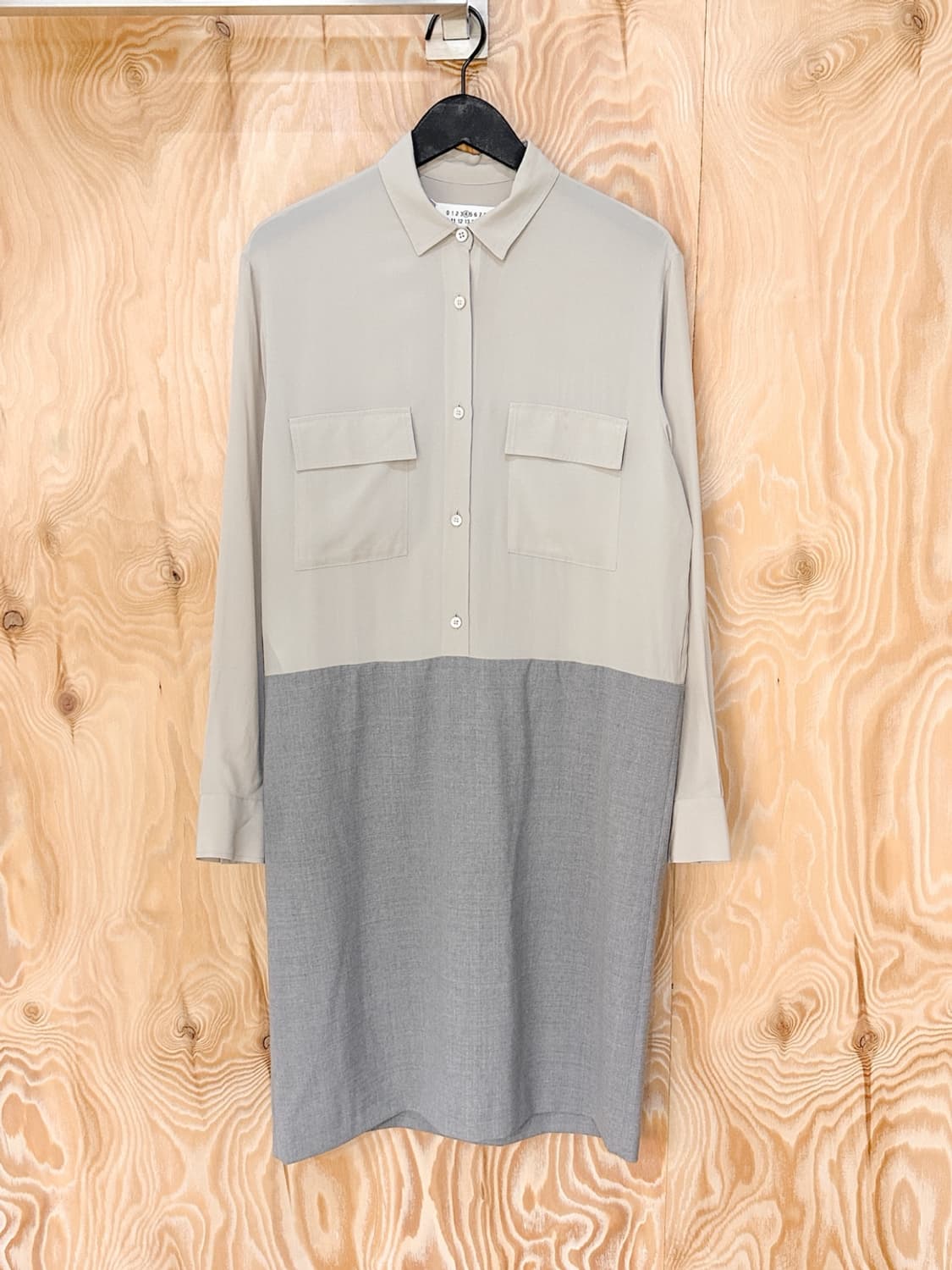 메종 마르지엘라 15f/w 실크 울 원피스 상품이미지1