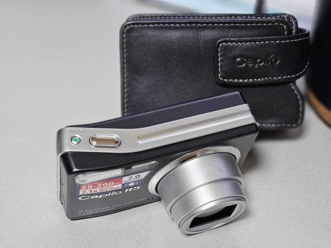 리코 카프리오 R5 빈티지 디카 정품 파우치 포함 상품이미지3