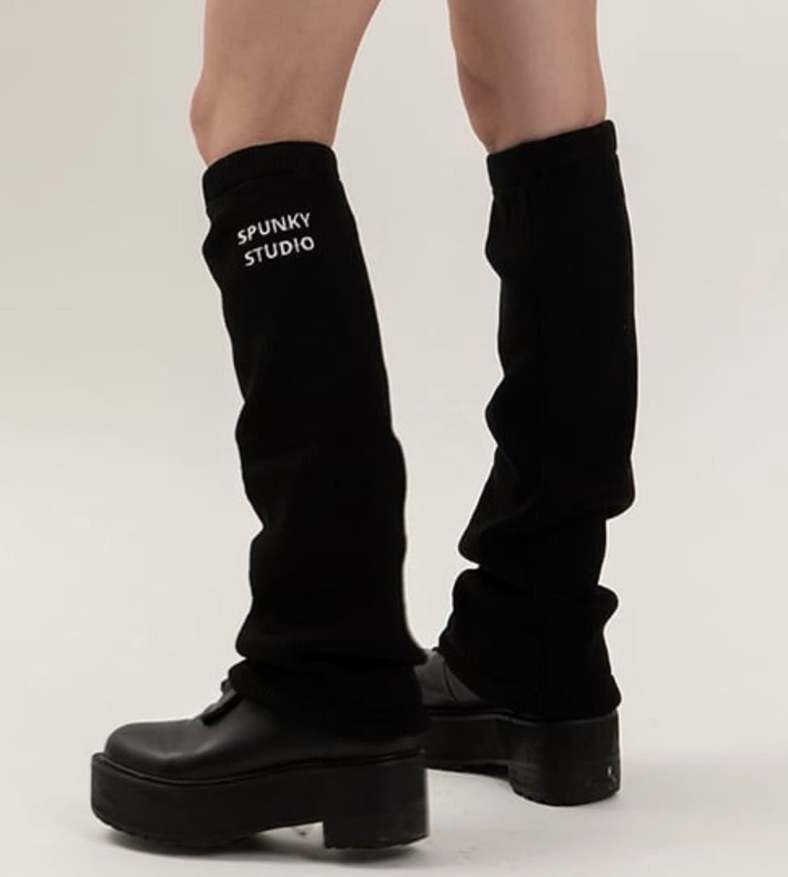 니트 레그워머 블랙 상품이미지1