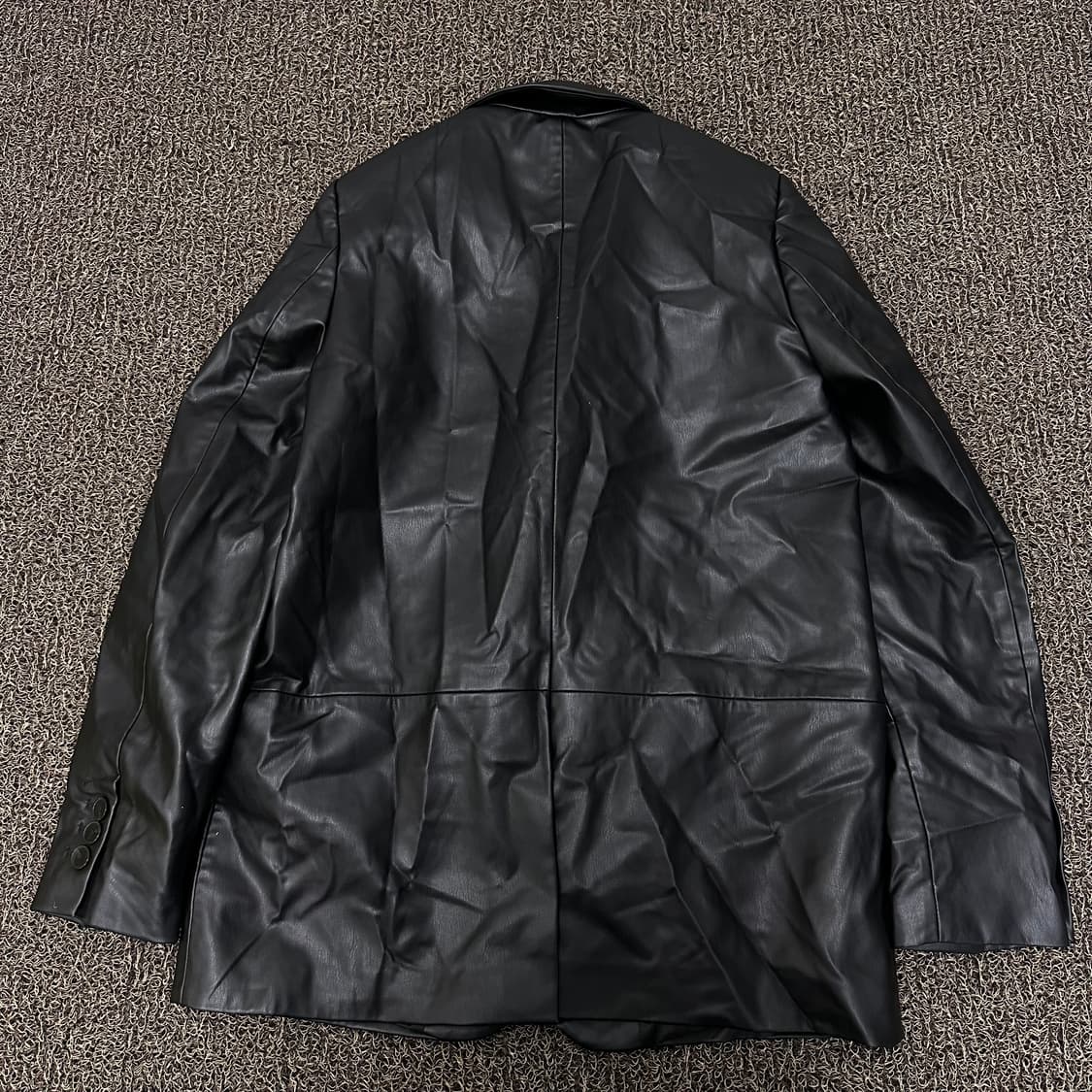 ZARA 자라 여성 가죽 자켓 블랙 S 상품이미지4