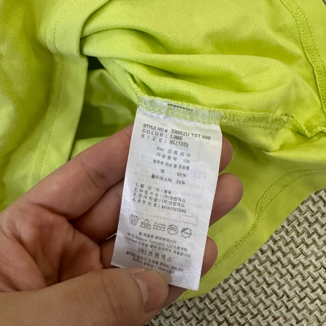 XL 디키즈 스몰 로고 반팔티 0406D 상품이미지4