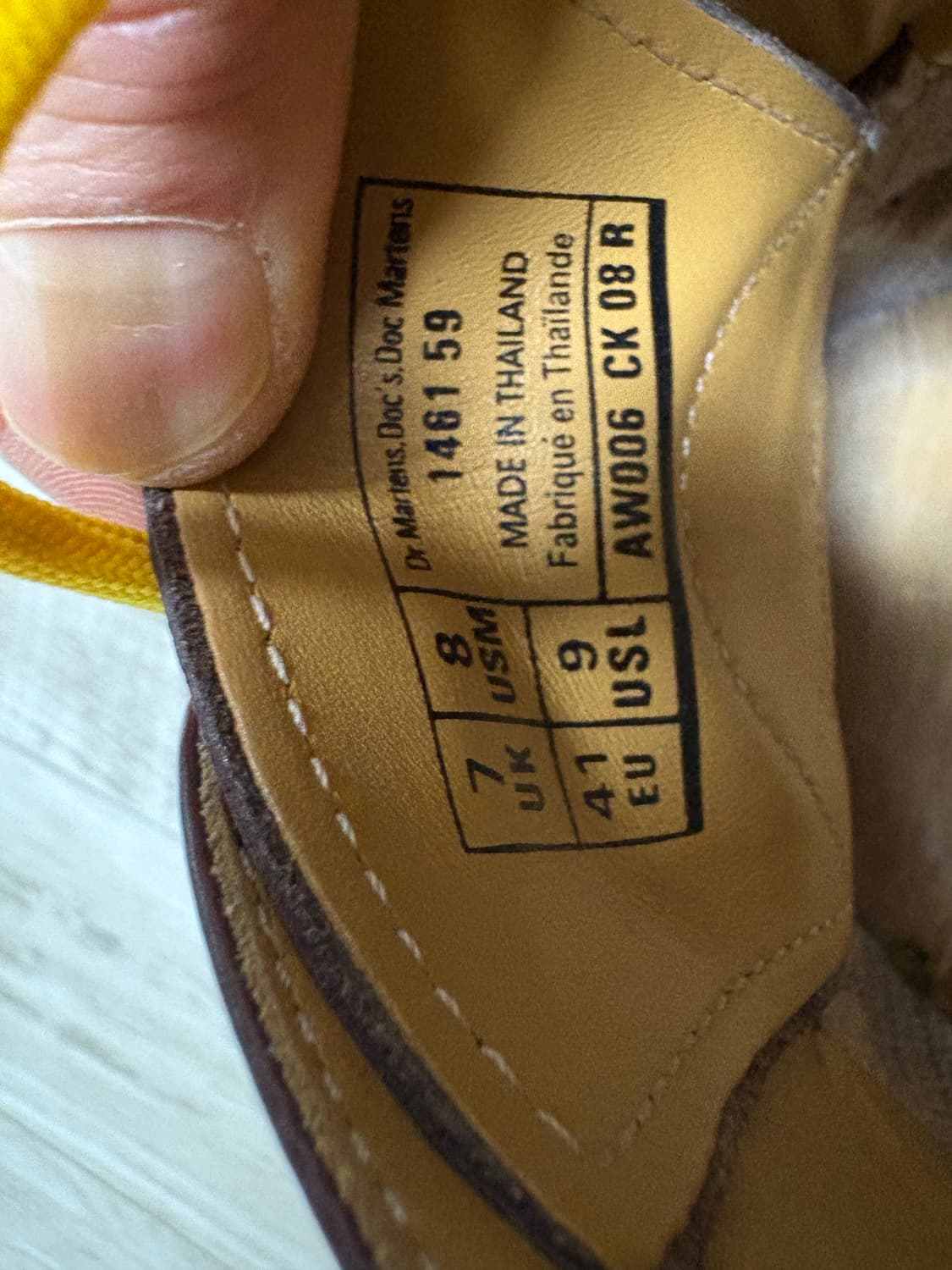 닥터마틴 1461 3홀 체리레드 260 상품이미지7