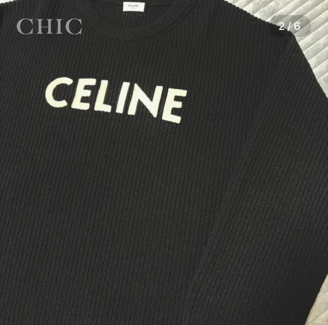 [셀린느 리브드 울 니트] 상품이미지2