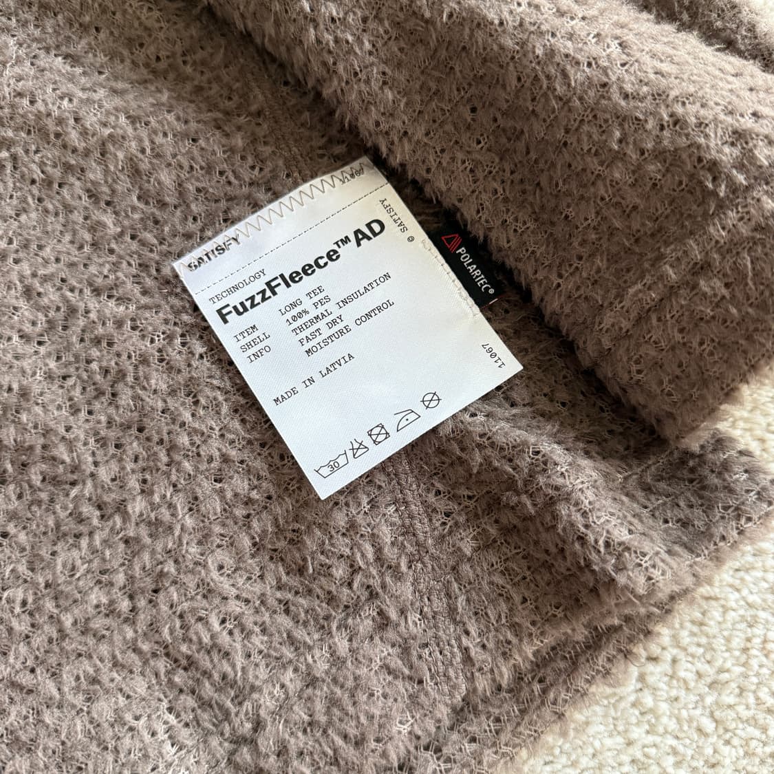 새티스파이 퍼즈플리스 AD 롱 티셔츠 팔콘 상품이미지4