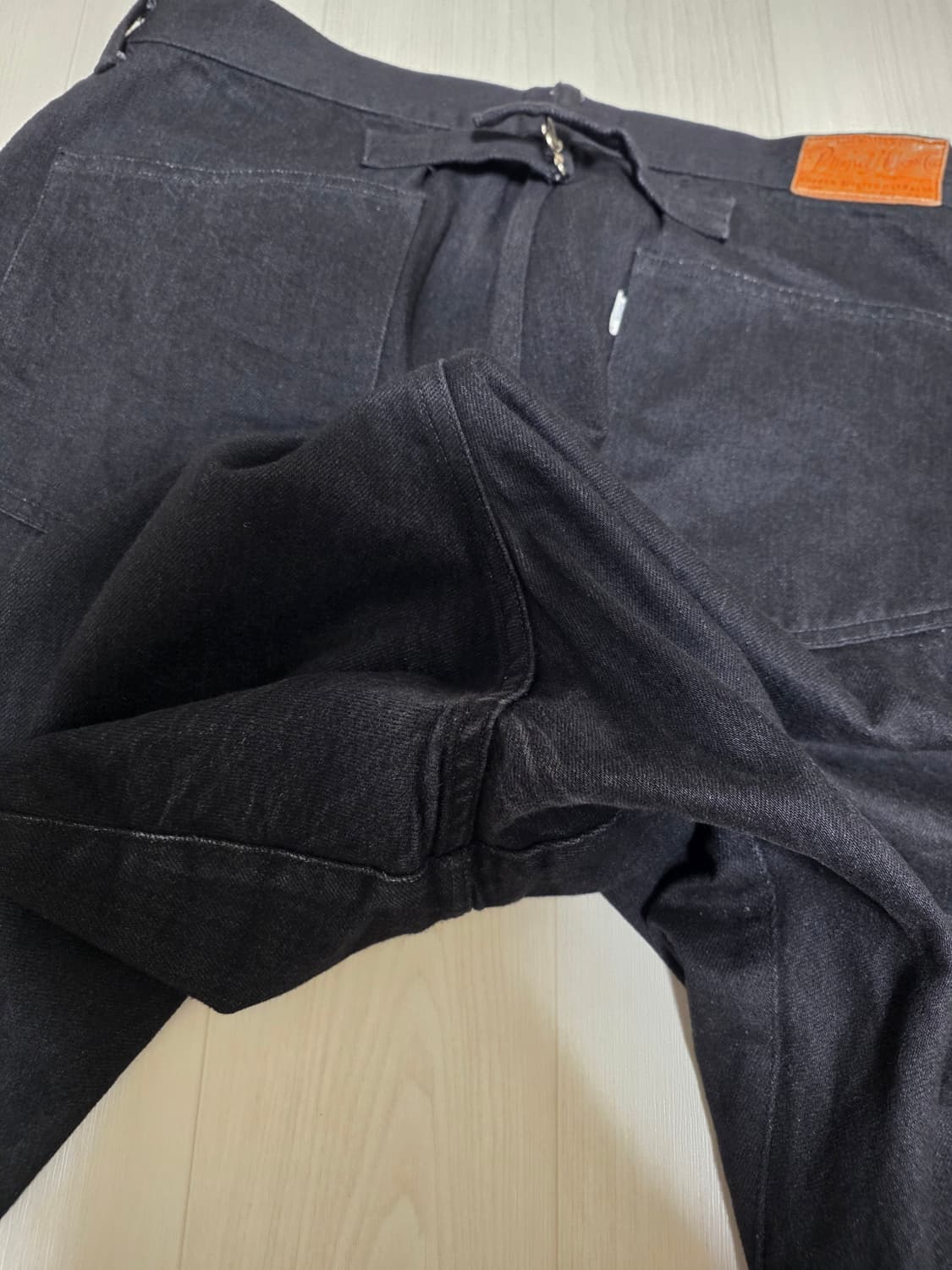 피그벨 301 클래식 와이드 블랙데님 34 상품이미지7