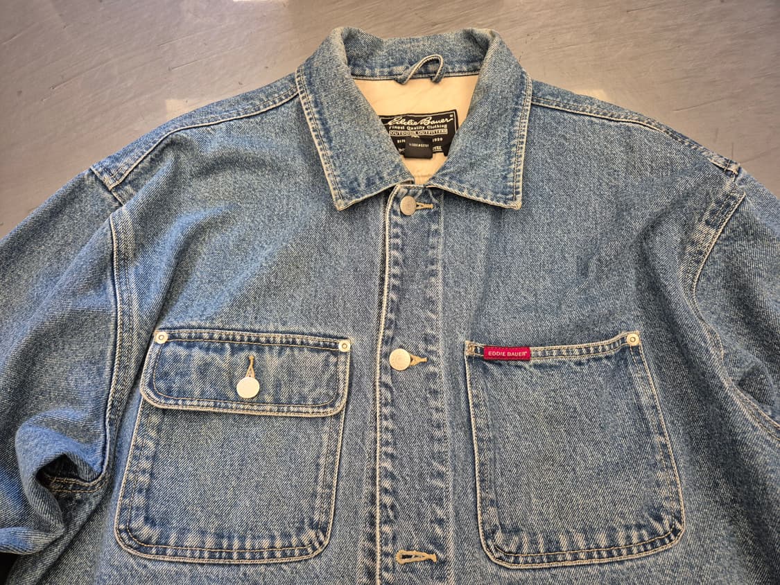 00s 에디바우어 데님  자켓 상품이미지3