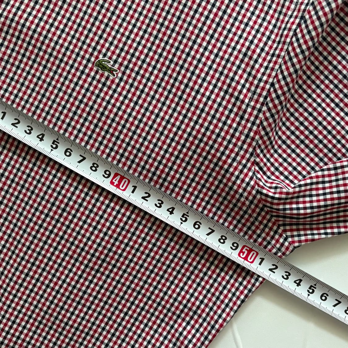 Lacoste 라코스테 깅엄 체크 셔츠 상품이미지6