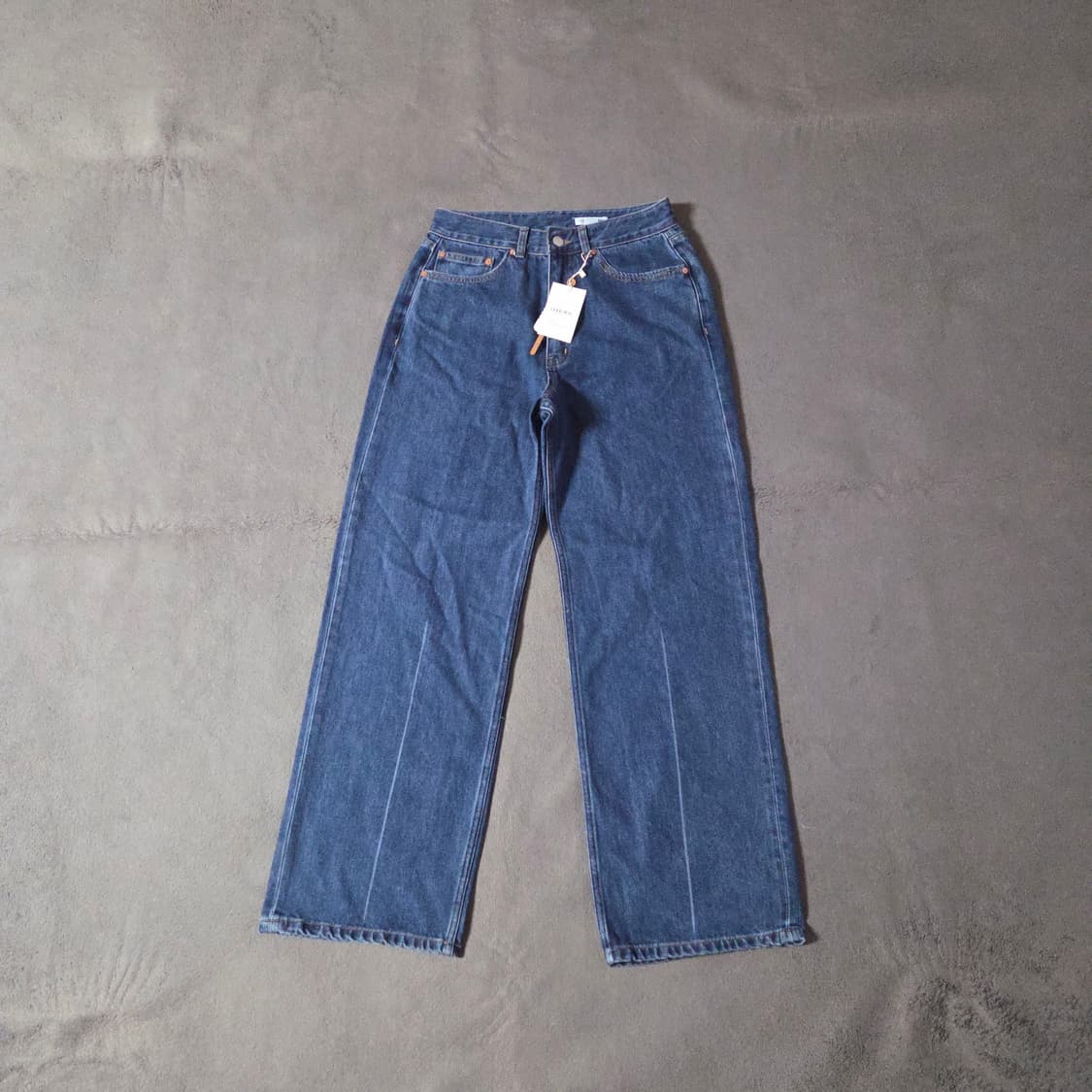 새상품 토마스모어 오가닉 와이드 데님 팬츠 S 상품이미지2