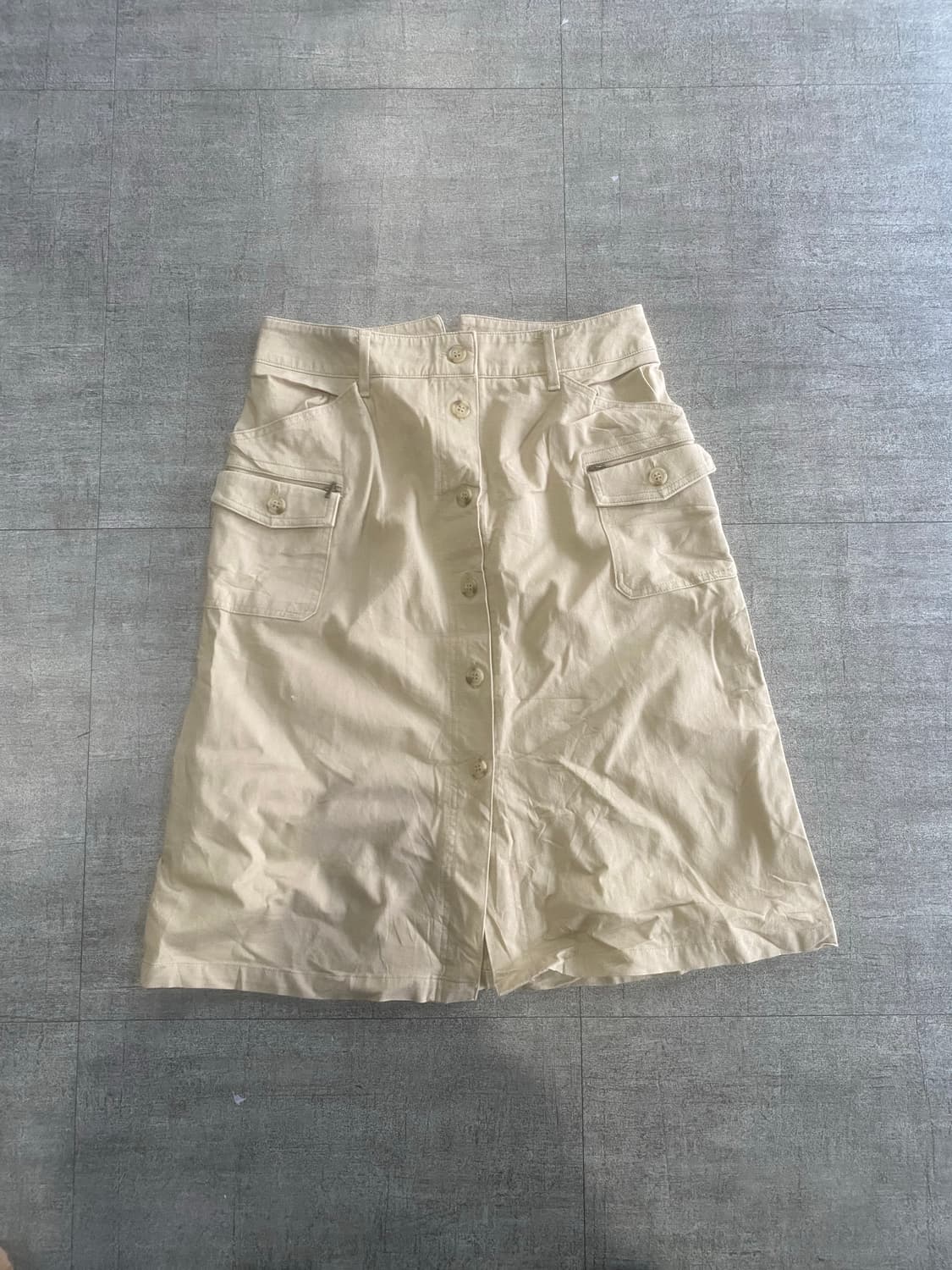 일본빈티지 Otto 핀터깔y2k 오리엔탈펑크갸루 보헤미안 카고미디스커트 상품이미지1