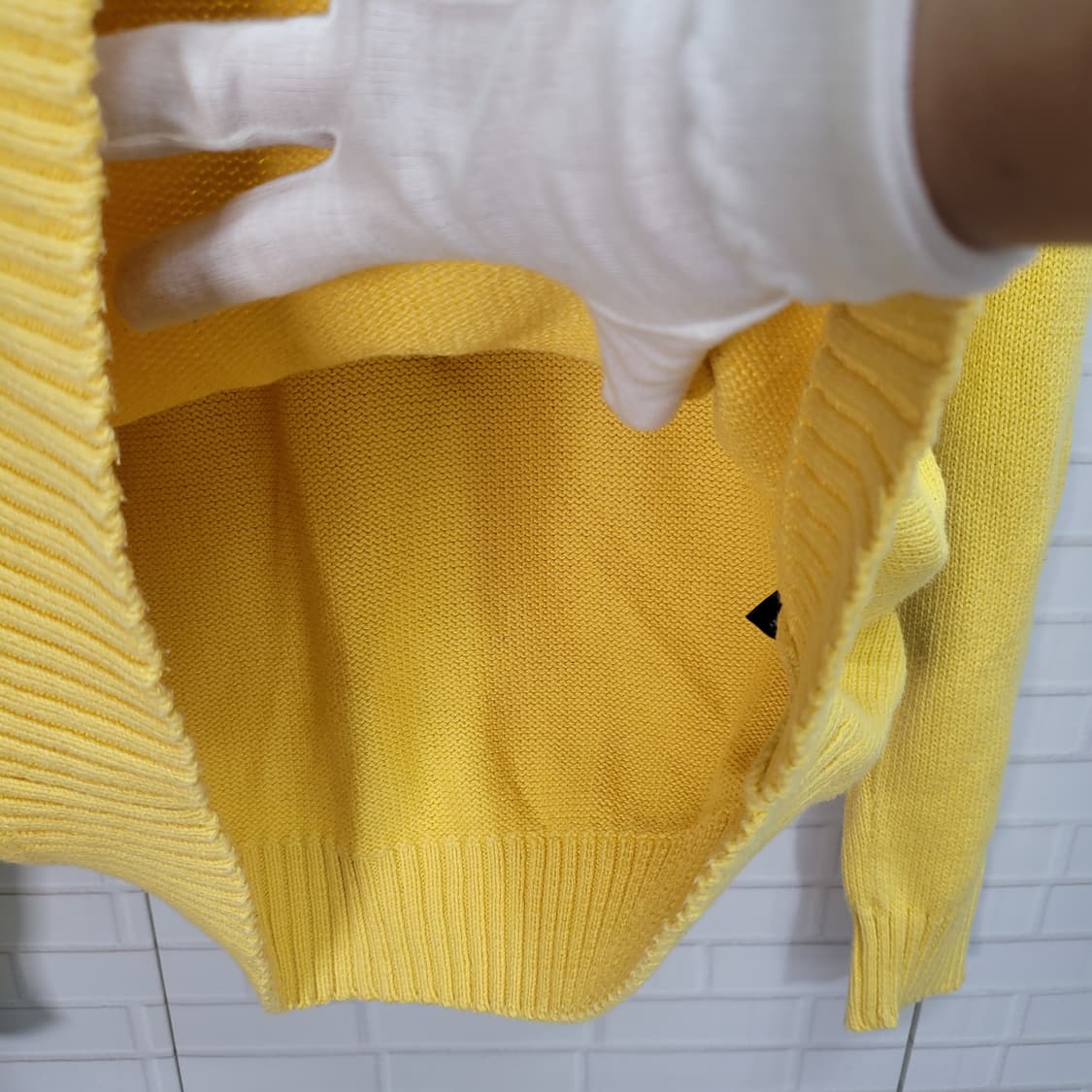 폴로랄프로렌 피마 코튼100% 반집업 긴팔 니트 스웨터 XL사이즈 상품이미지8