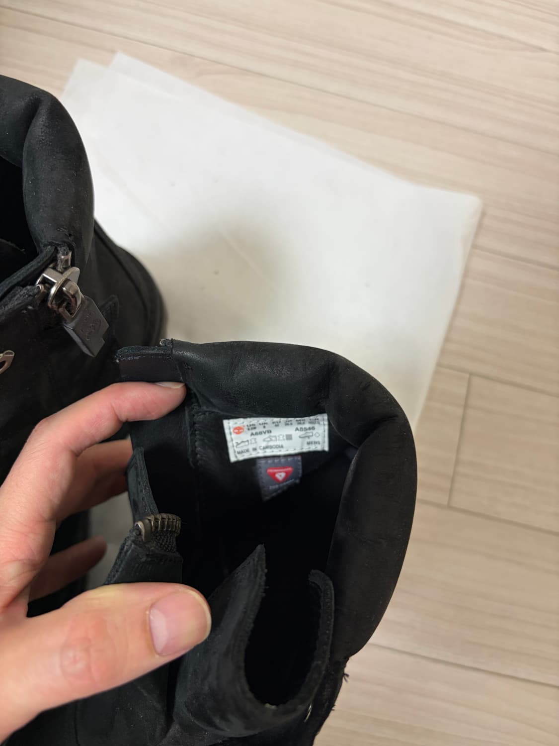 [265] 팀버랜드 x 어콜드월 6인치 사이드집 부츠 제트 블랙 상품이미지9