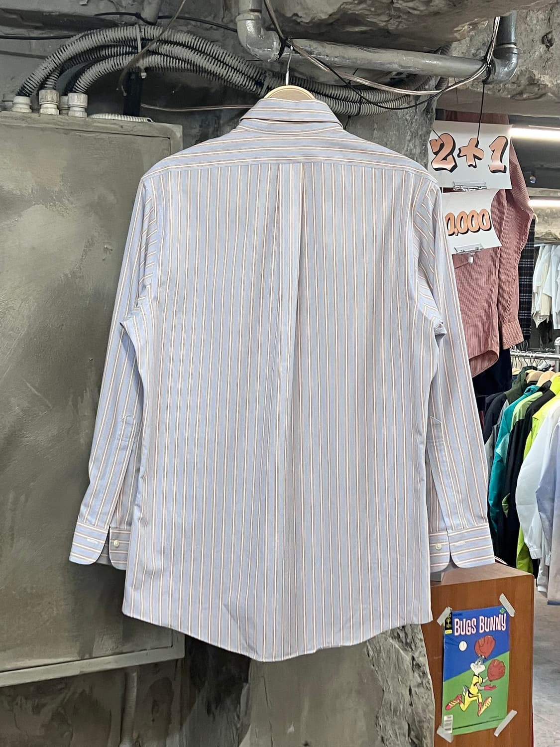 브룩스 브라더스 스트라이프 셔츠 스카이블루  #csz3181 상품이미지2