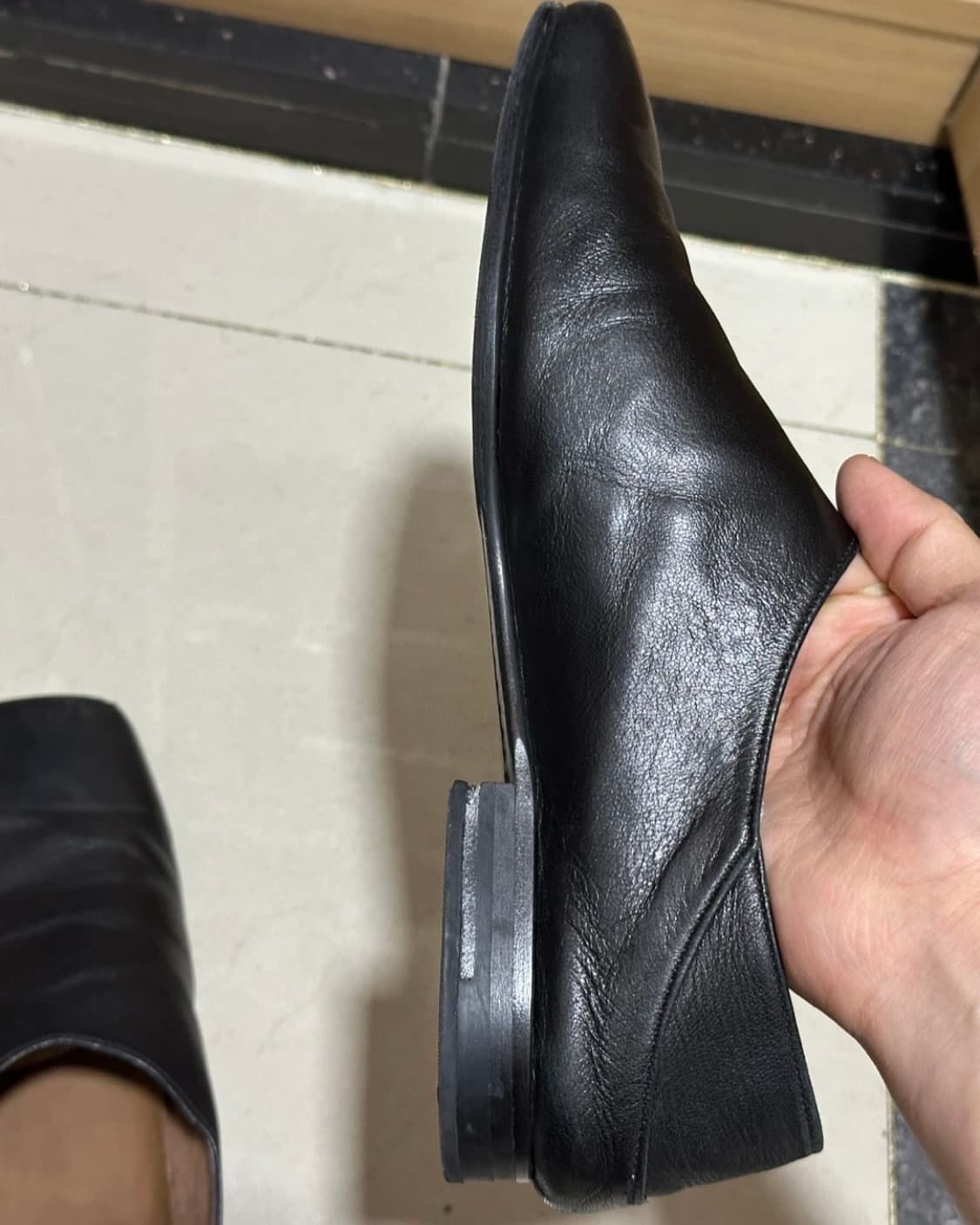 Minimal leather loafers 상품이미지3