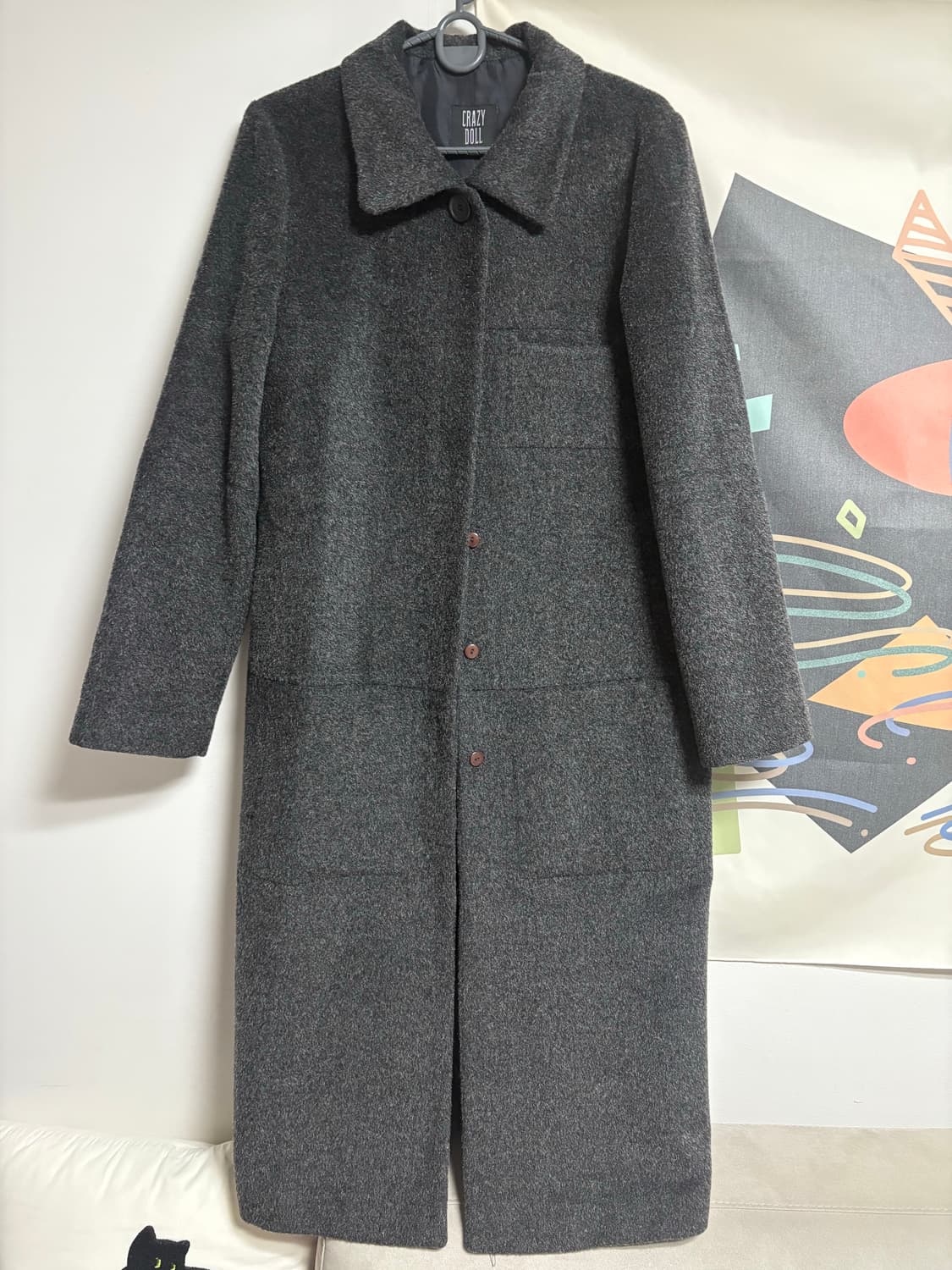 울&모헤어 맥코트 그레이 상품이미지2