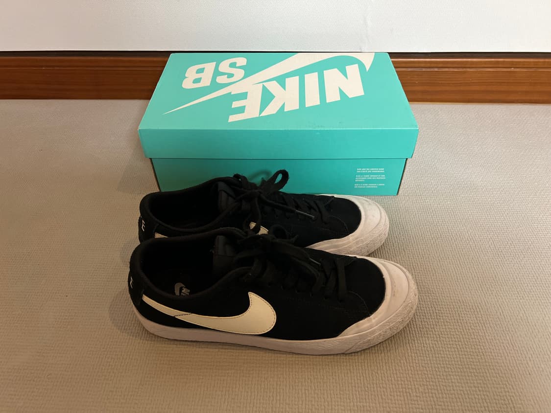 무료배송 - 나이키 SB 블레이저 줌 로우 XT(블랙/화이트) 270 상품이미지4