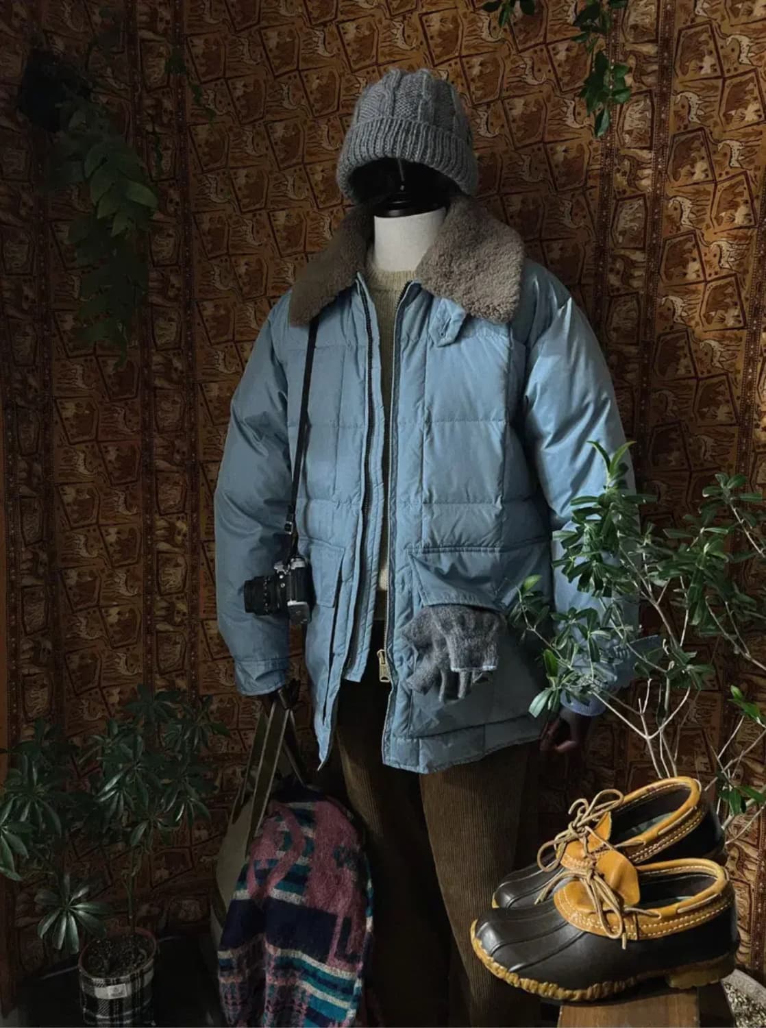 빔즈 퀄티드 다운 자켓- M(100~105) 상품이미지1