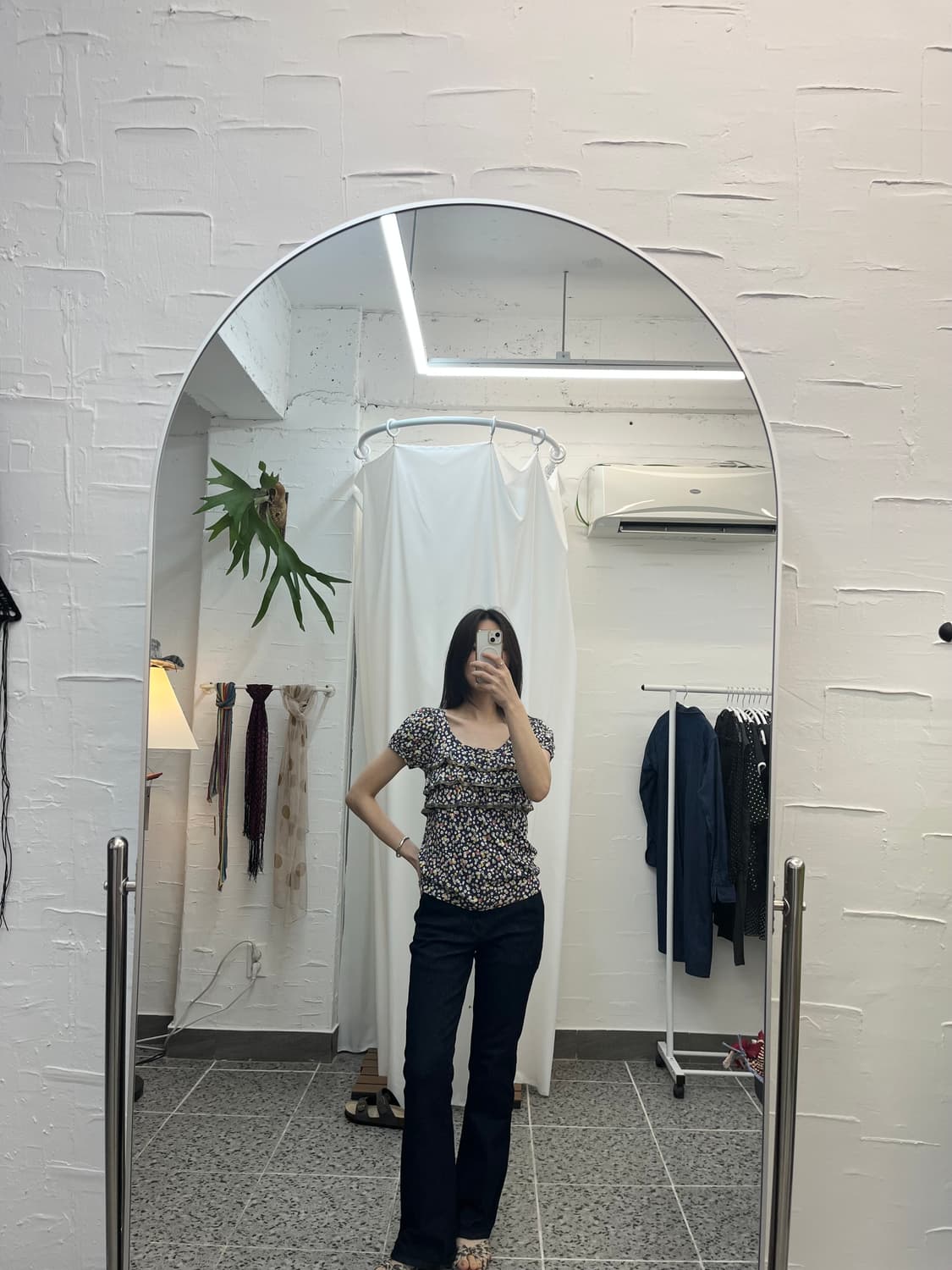 플라워 프릴 티셔츠 상품이미지2