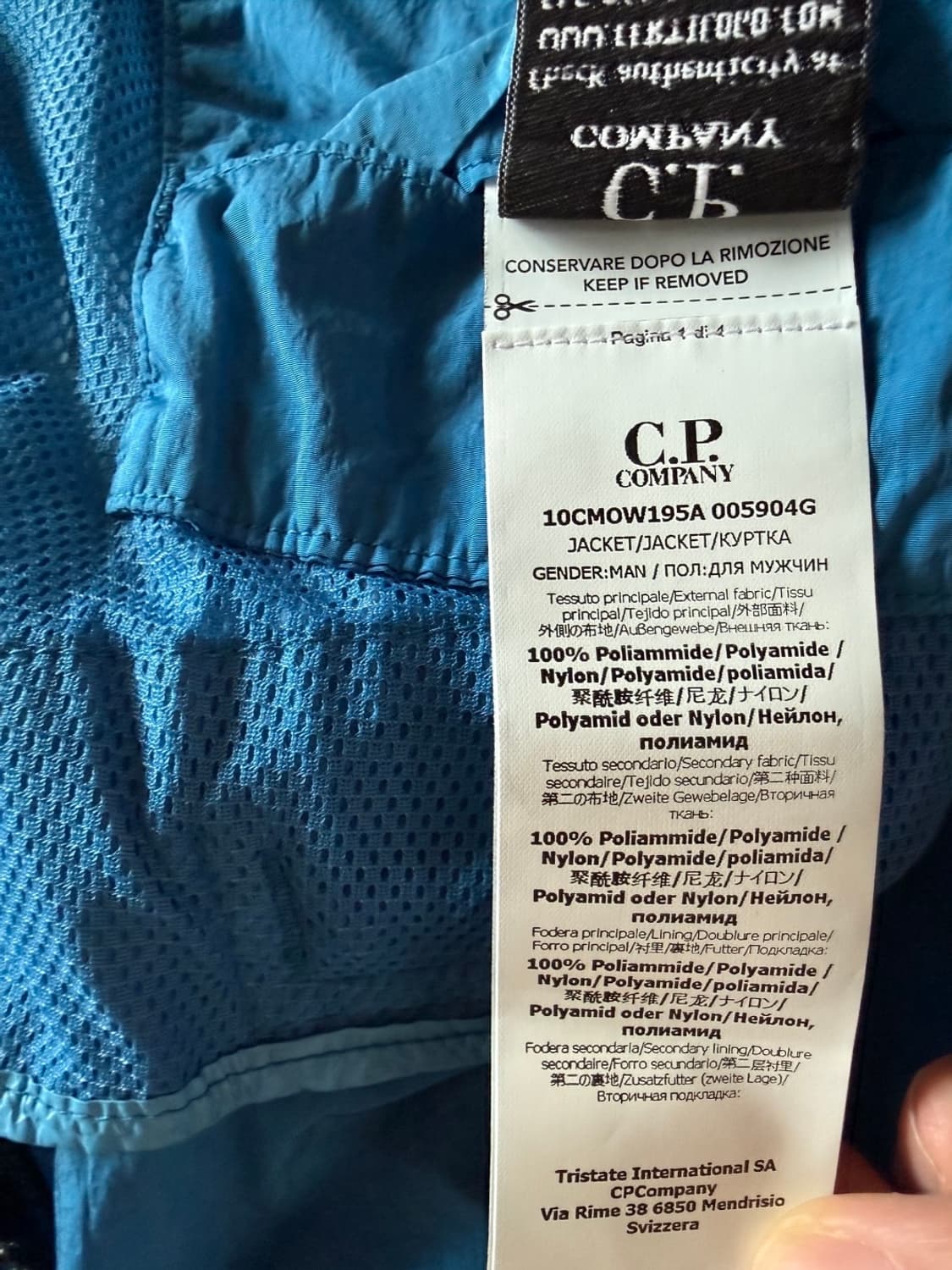 CP컴퍼니 크롬-R 렌즈 숏 봄버 자켓 상품이미지6