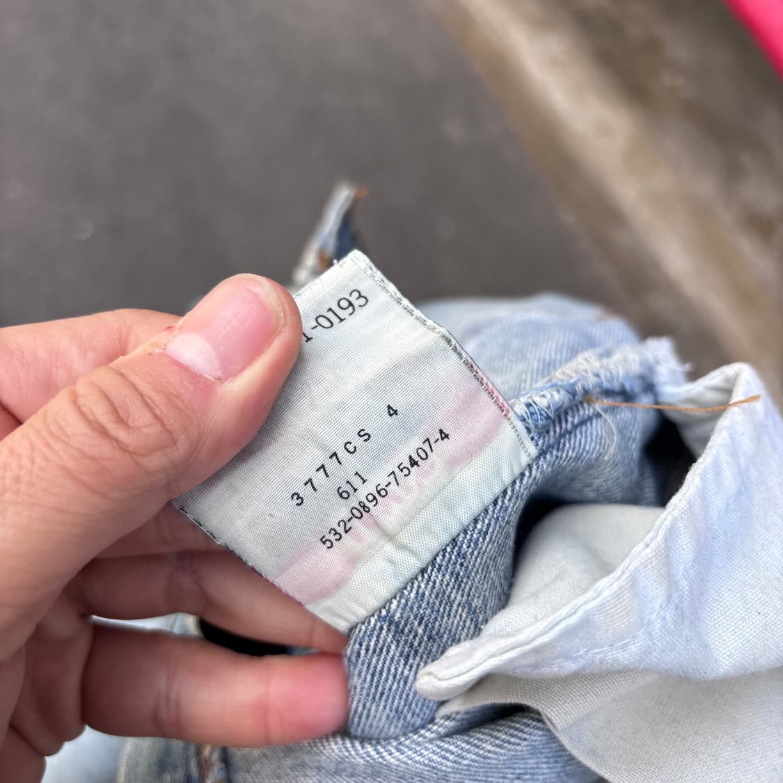 90년대 미국 리바이스 501 상품이미지10