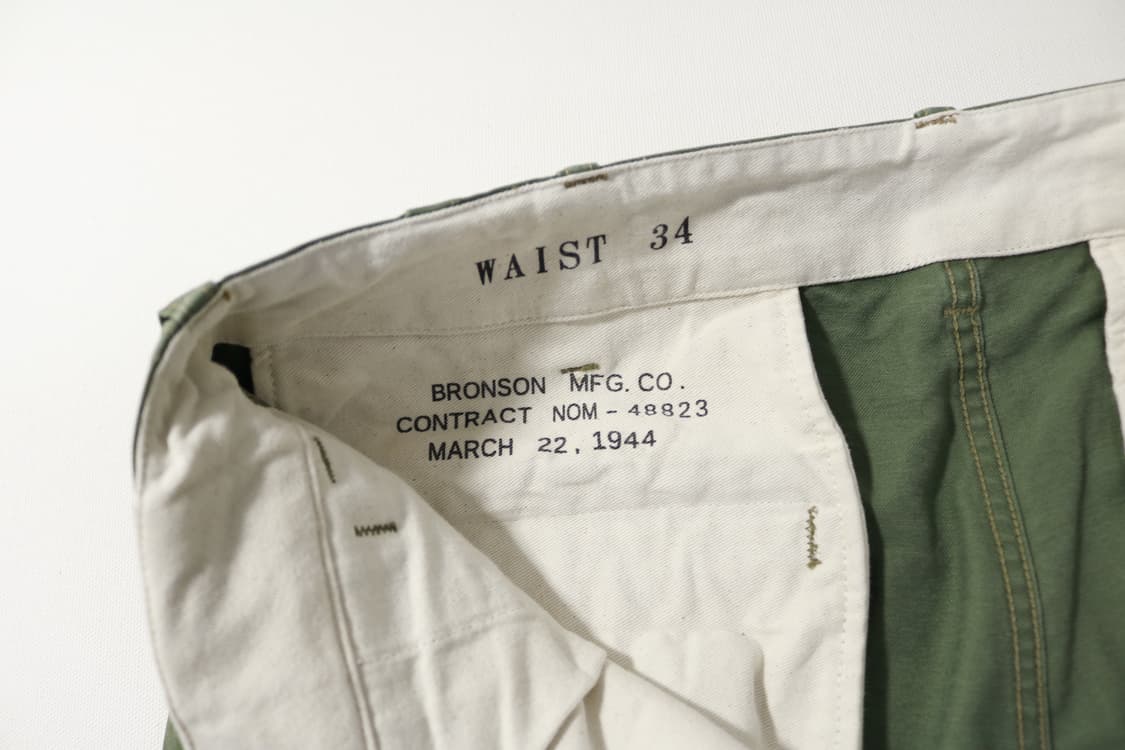 [34인치] 브론슨 1944 USMC 오피서 치노팬츠 상품이미지5