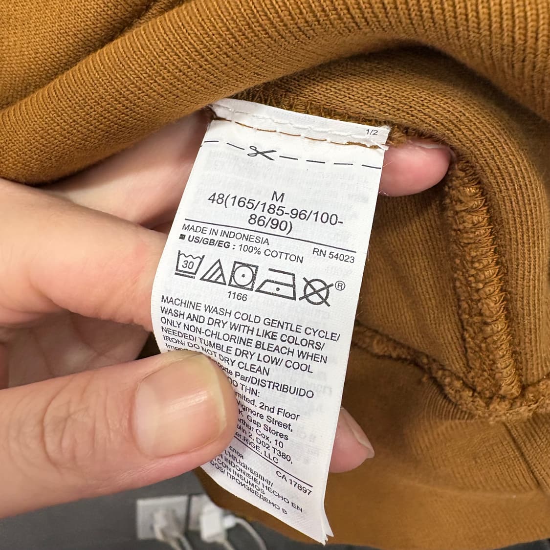 이지 갭 칸예 후드티 상품이미지4