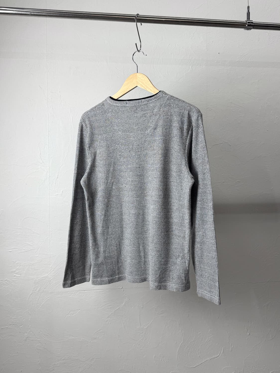 Plus One 헨리넥 롱 슬리브 상품이미지4