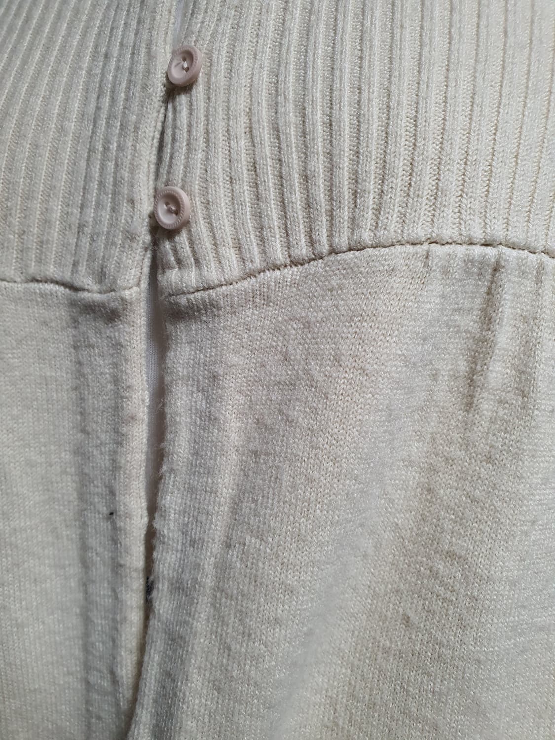 [모리걸] 아이보리 니트 가디건 상품이미지3