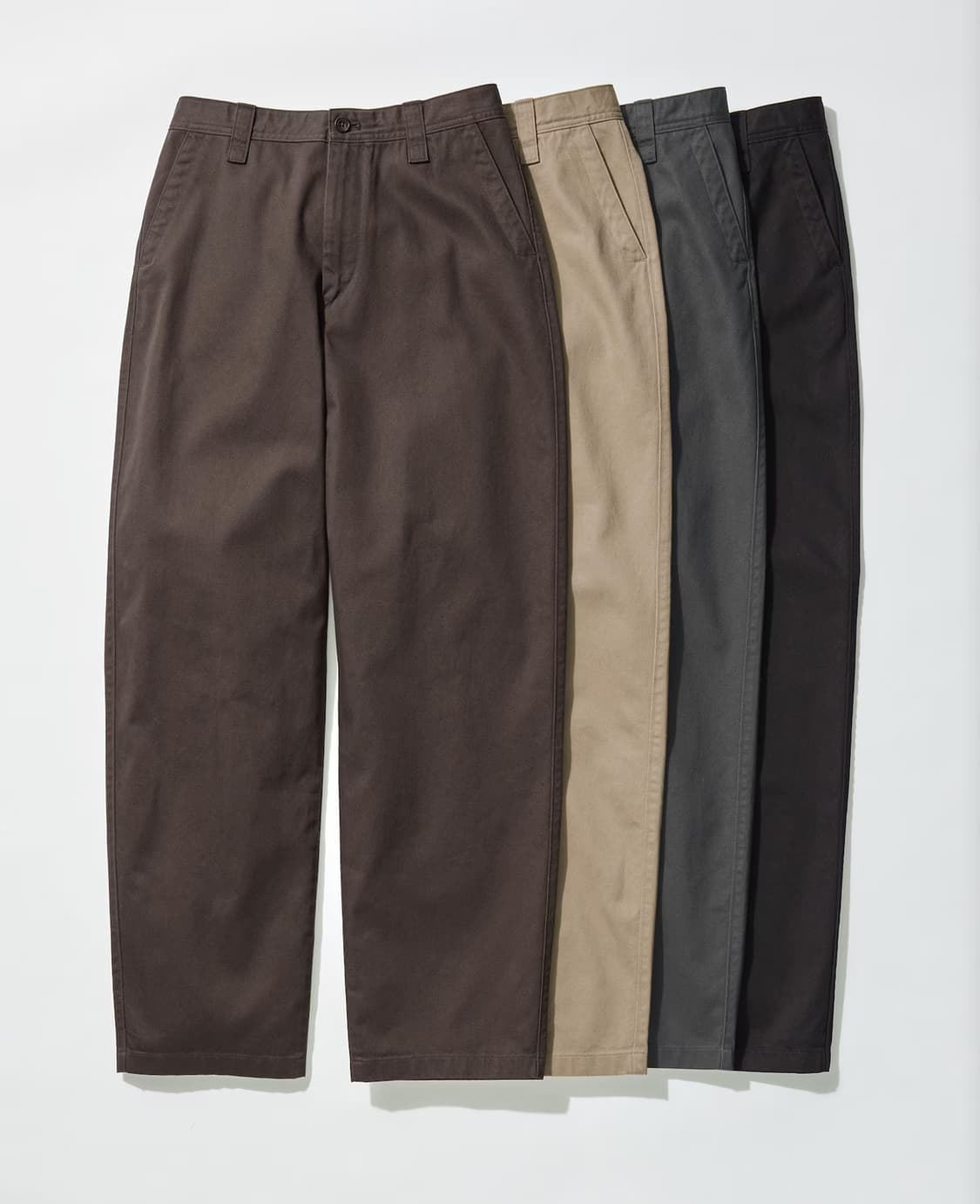 유니클로u 와이드핏치노 다크브라운 88 긴기장 상품이미지1