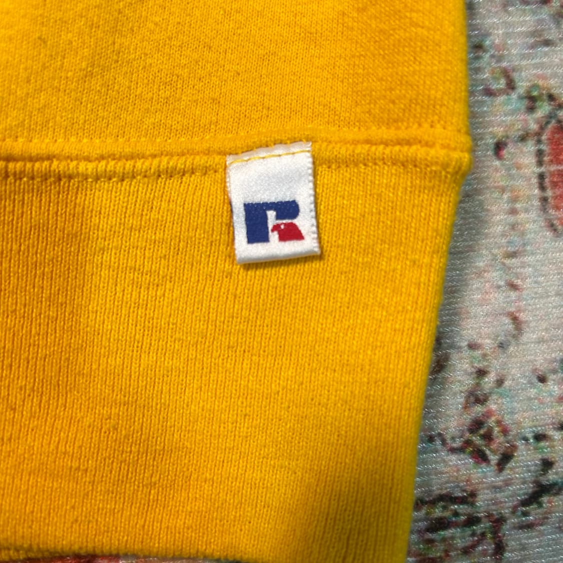 [M] 90s 러셀 made in usa 자수 기모 스웻셔츠 상품이미지4