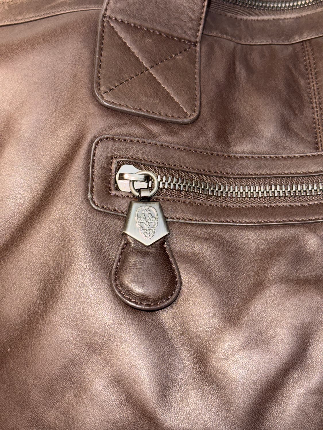 THOMAS WYLDE brown coyote fur skull bag 상품이미지6