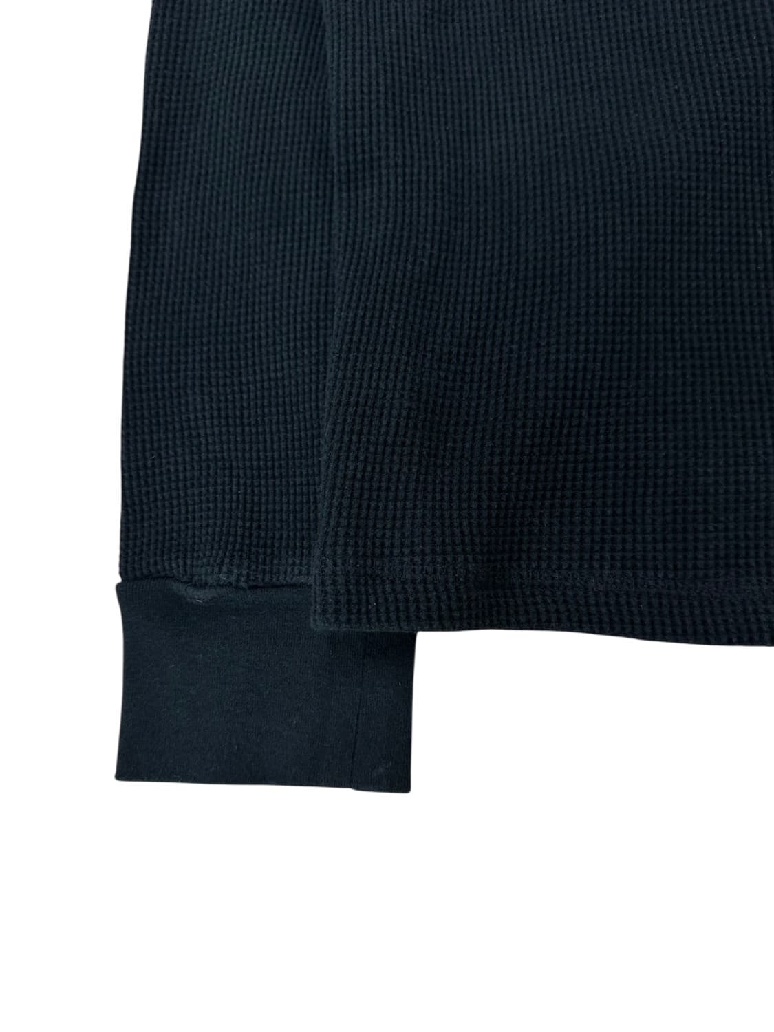 폴로 와플 롱슬리브 블랙 (XL)  상품이미지6