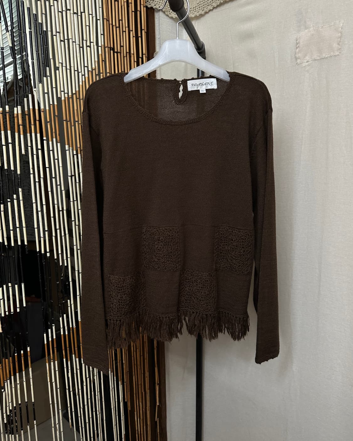 platane patch tassle knit 상품이미지3