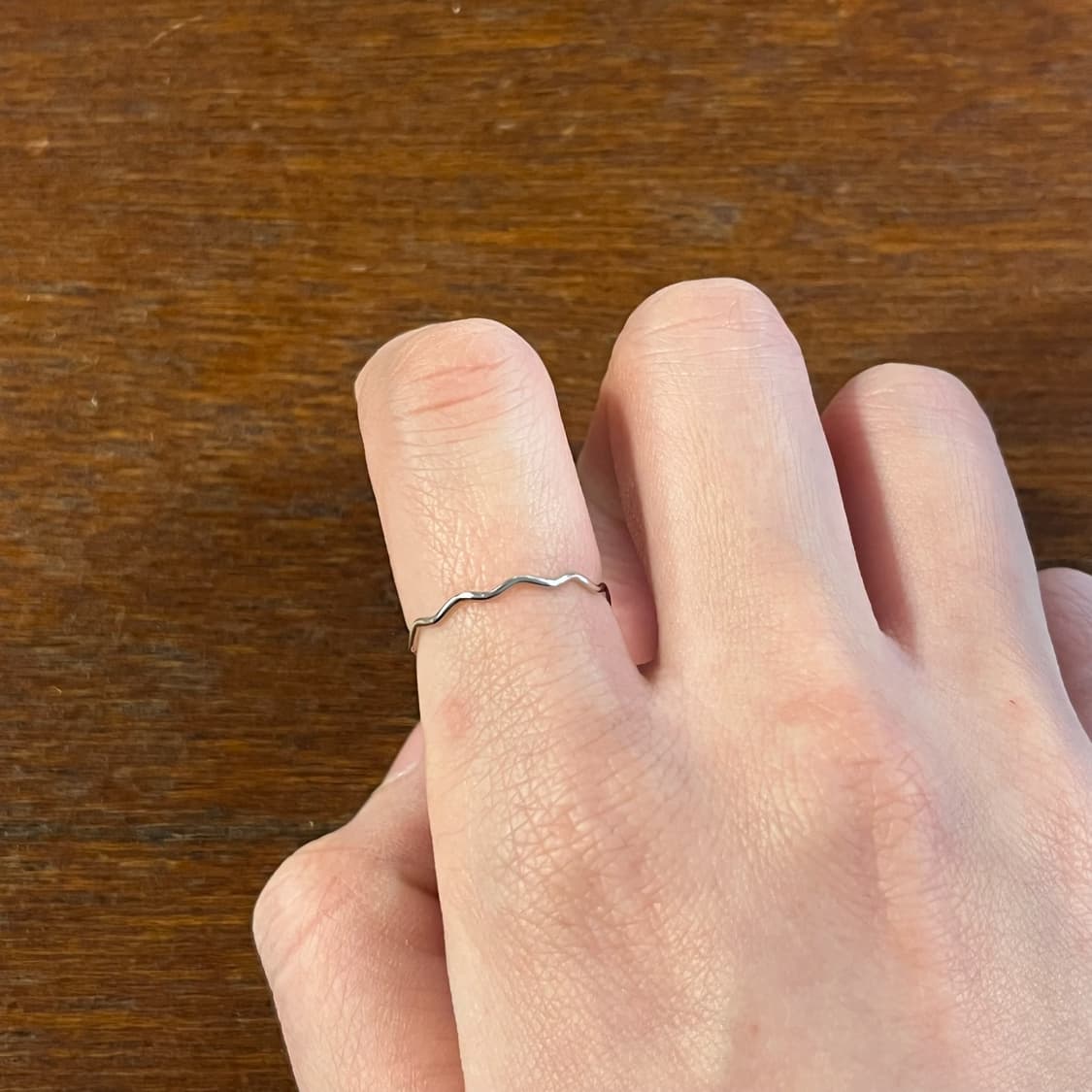 새상품 여성 신주 물결 반지 상품이미지5