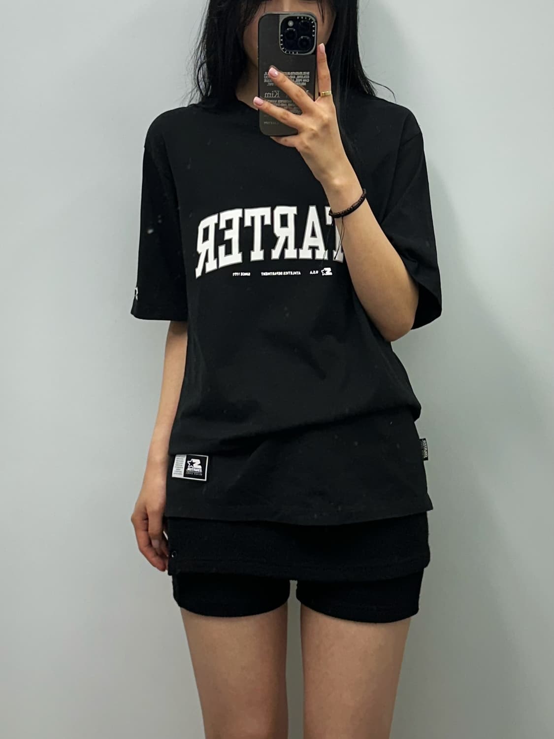 스타터 블랙 반팔 티셔츠 상품이미지1
