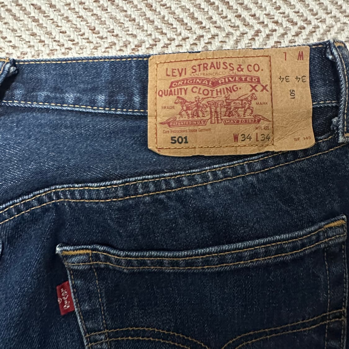 LEVI'S 501 00's vintage jeans 상품이미지3