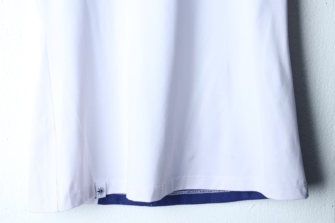 W(M-L) 와이드앵글 반팔 카라 티셔츠 골프 기능성 반집업-7B27 상품이미지4