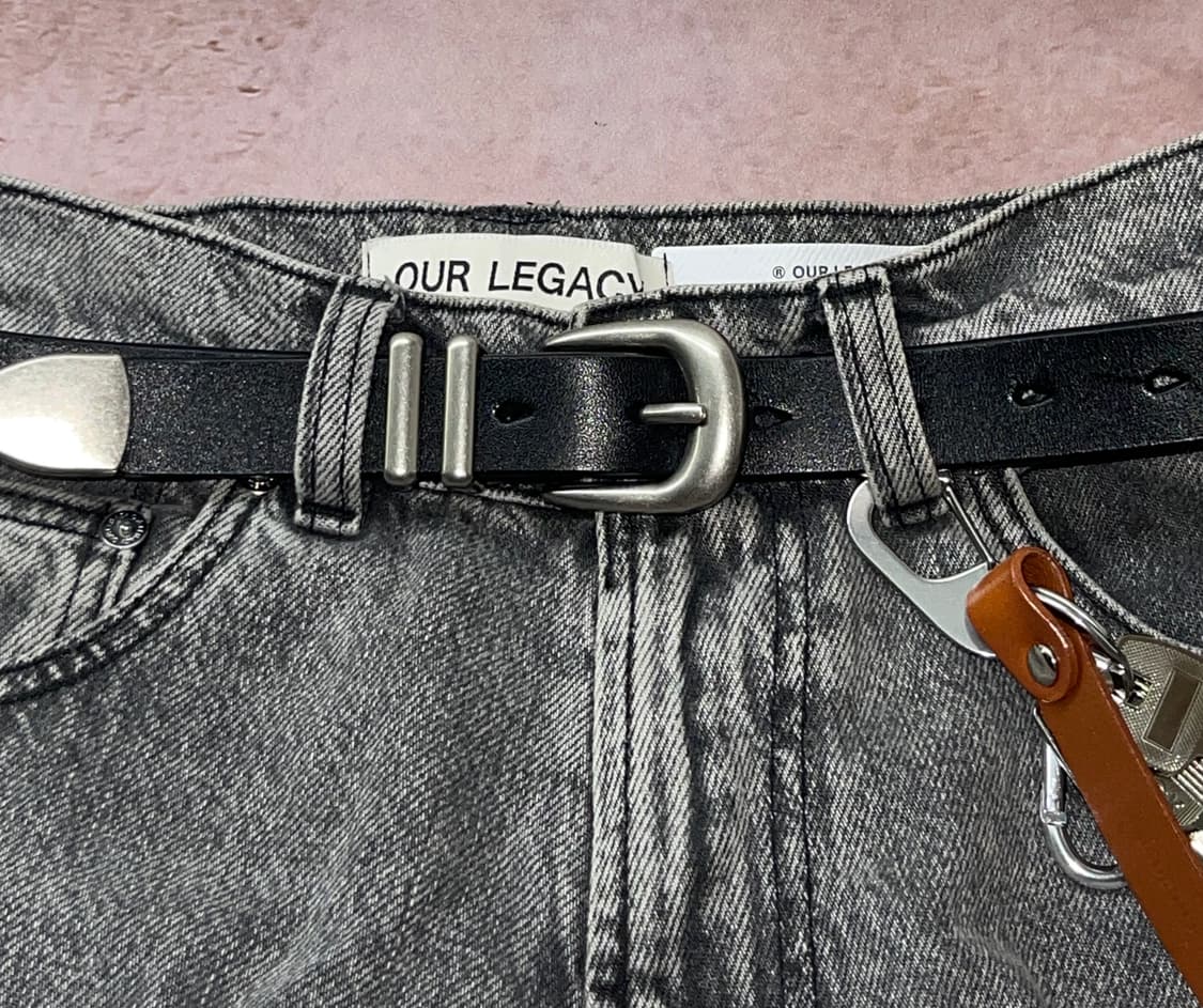 Natural Leath 풀그레인 데일리 소가죽벨트 상품이미지1