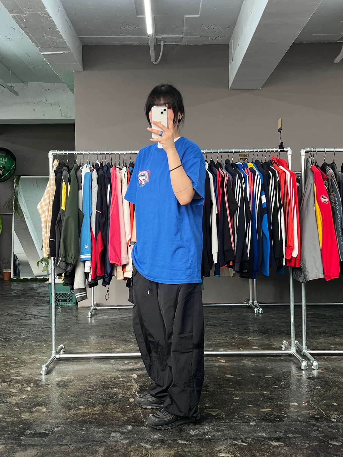 빈티지 레이싱 프린팅 반팔 티셔츠 상품이미지5