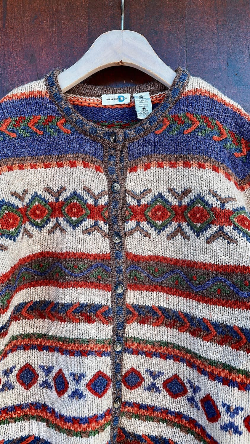 노르딕(Nordic) 스타일의 니트 가디건 상품이미지2