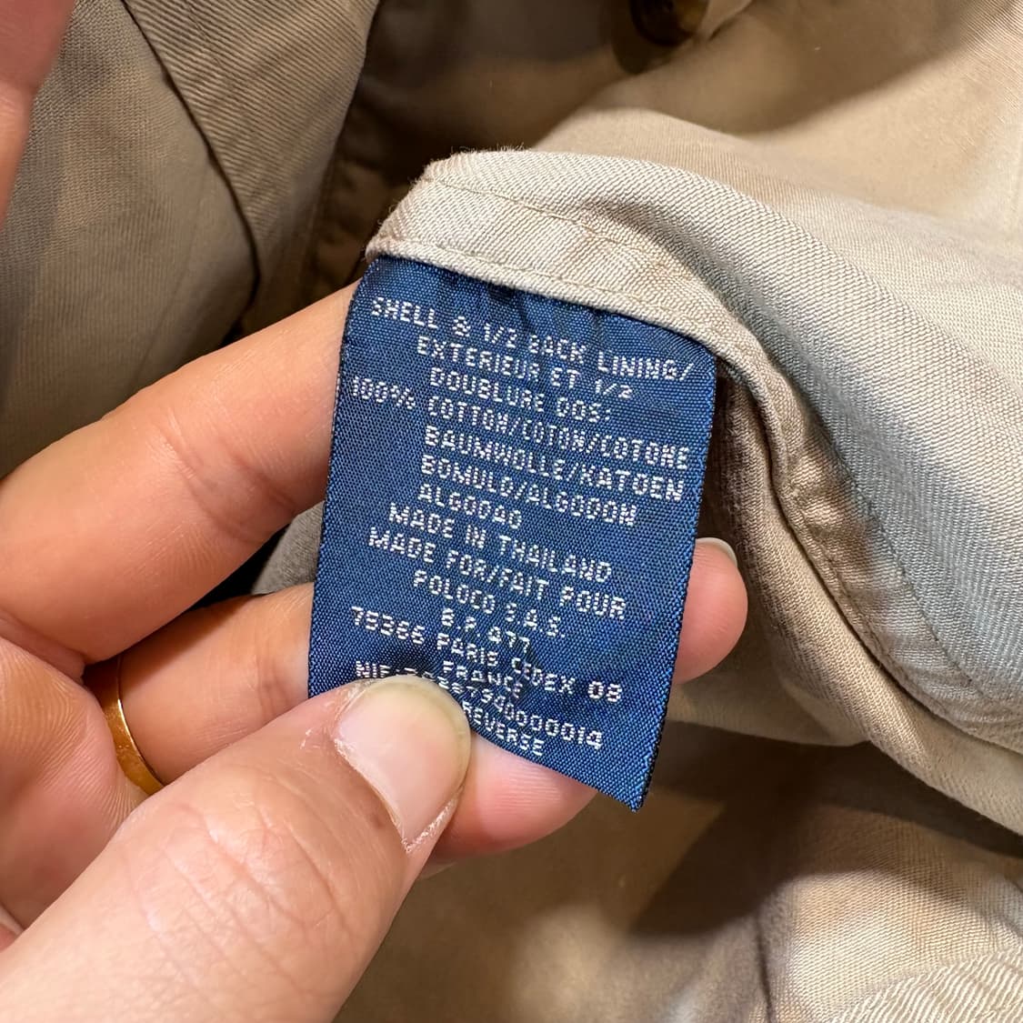 [L] POLO 폴로 랄프로렌 코튼 자켓  상품이미지7