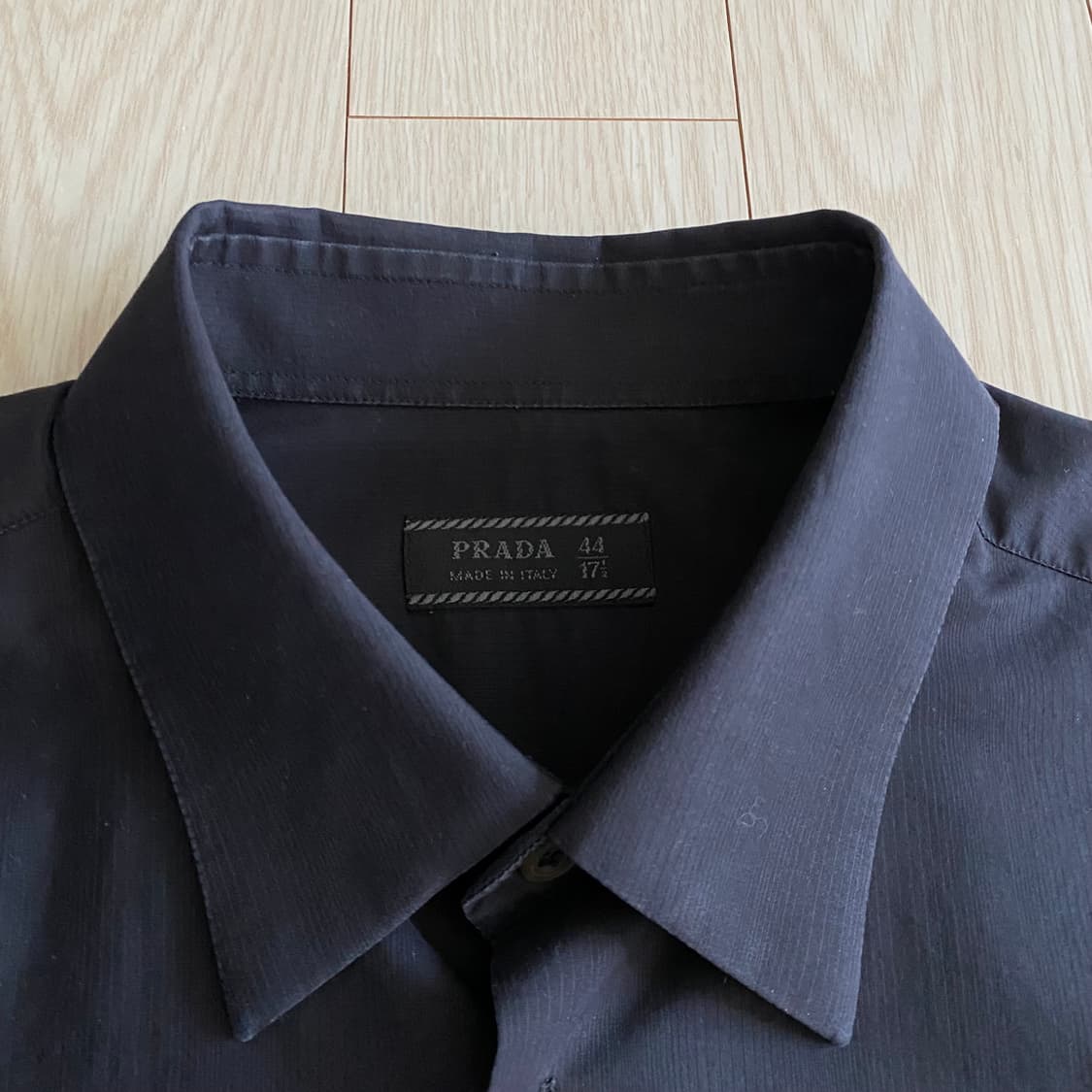 [XL] 프라다 드레스 셔츠 다크 네이비 상품이미지4