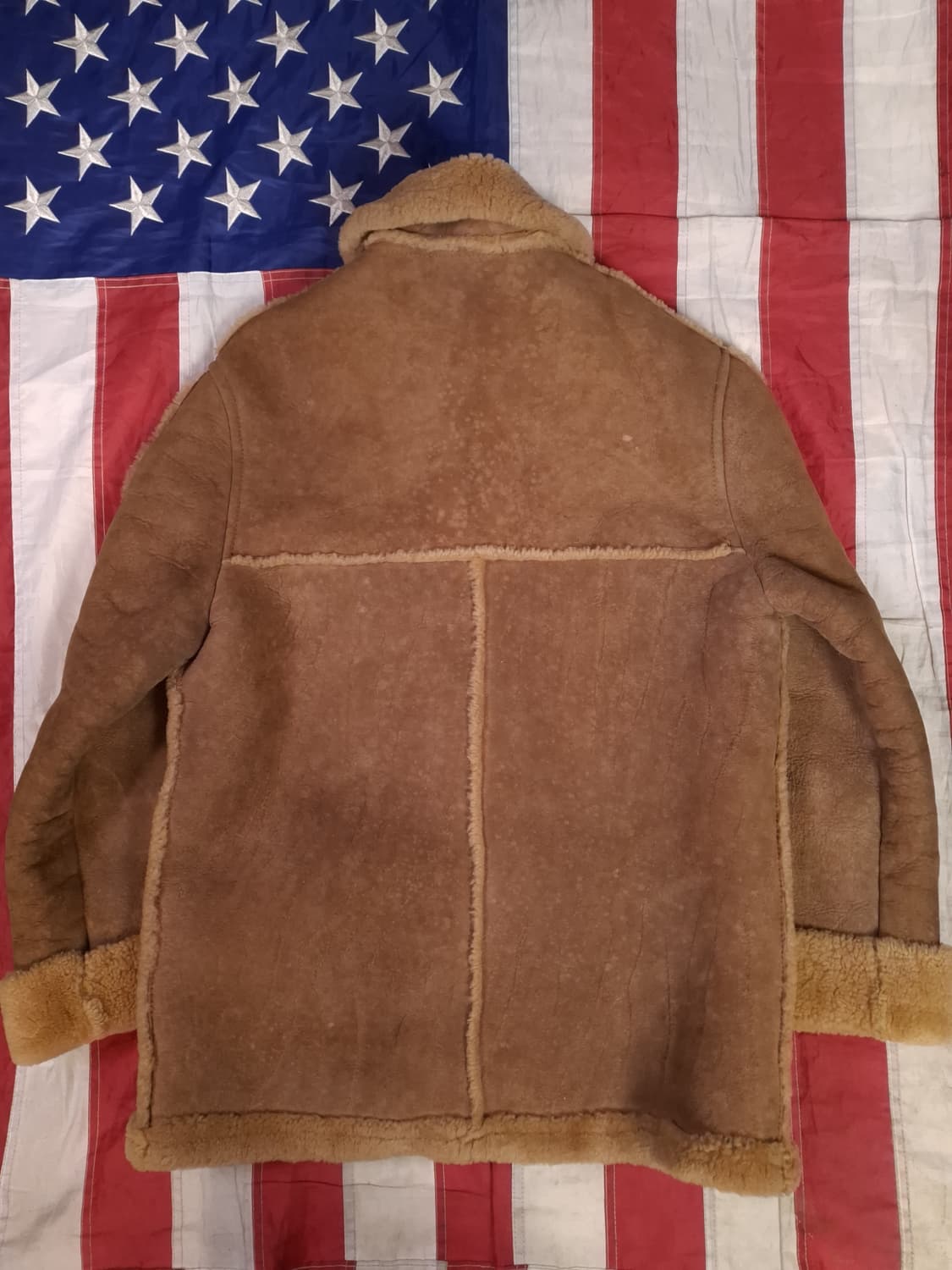 오리지날 80's 미국제조  Sawyer 리얼레더 무스탕 상품이미지9