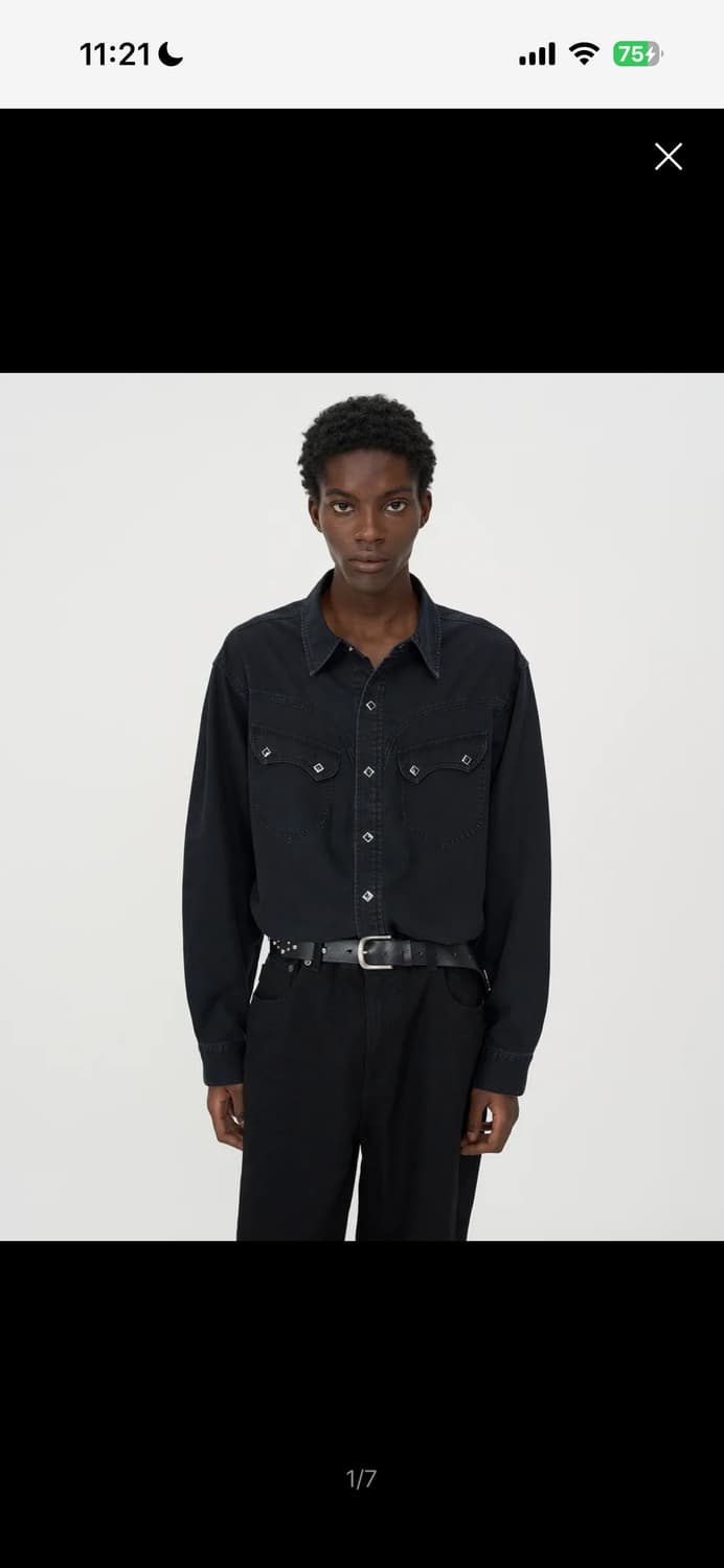 인사일런스 웨스턴 셔츠  상품이미지1