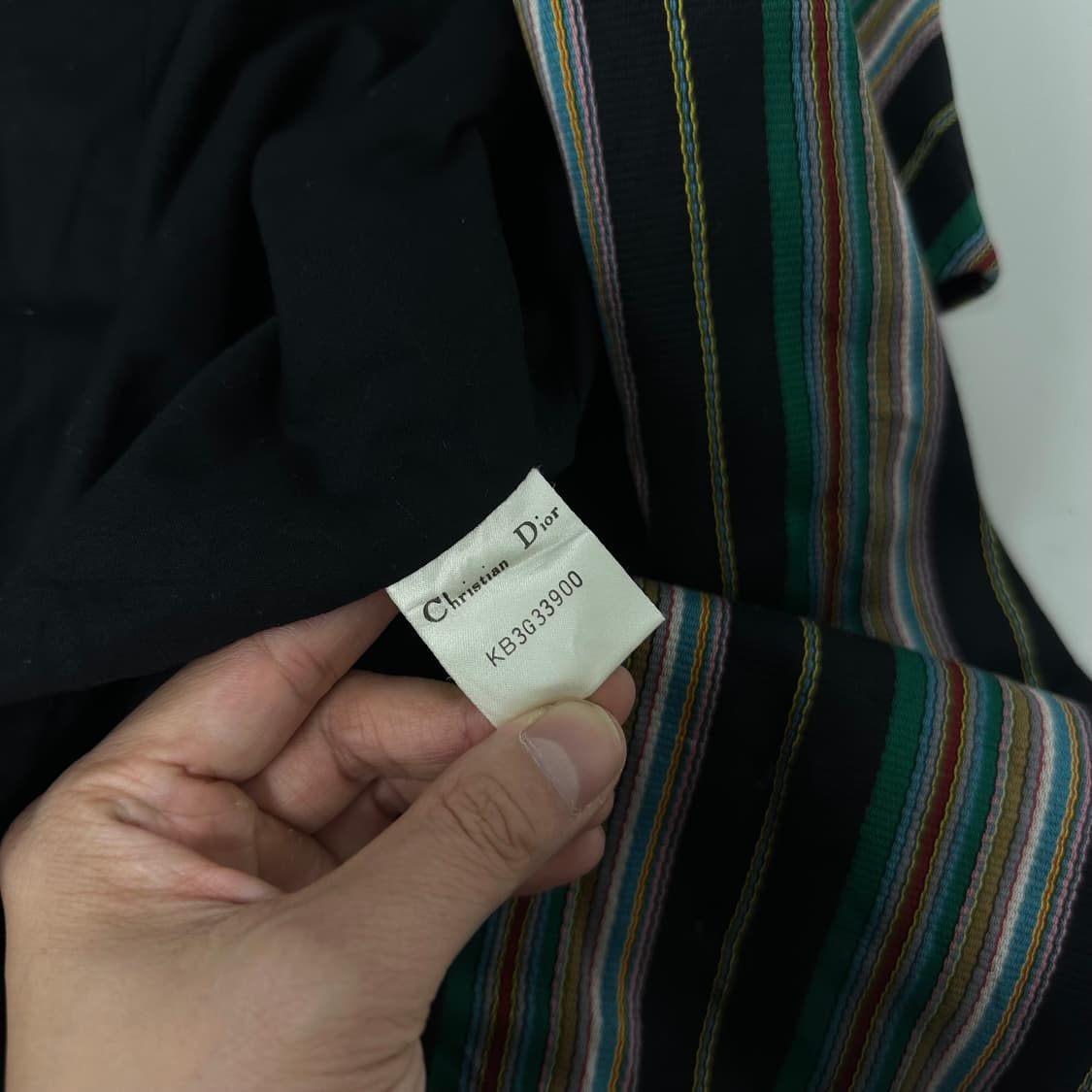 디올 아카이브 스트라이프 하프 자켓 상품이미지9