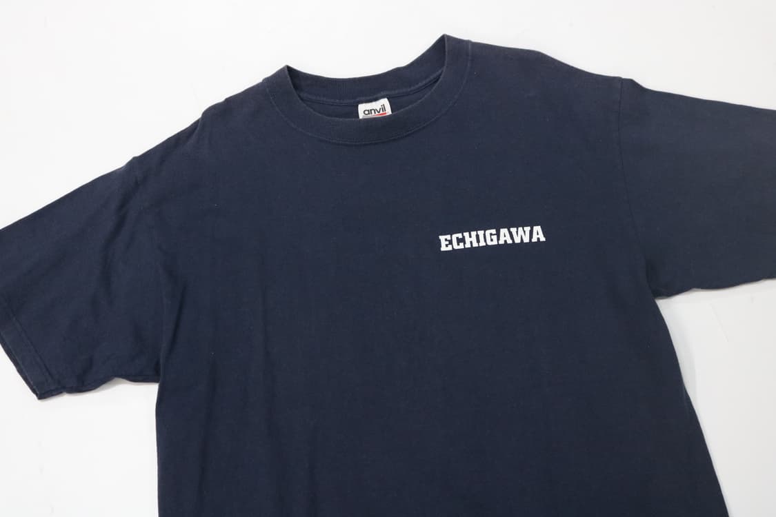 앤빌 빈티지 ECHIGAWA 소방대 그래픽 네이비 티셔츠 (L) 상품이미지5