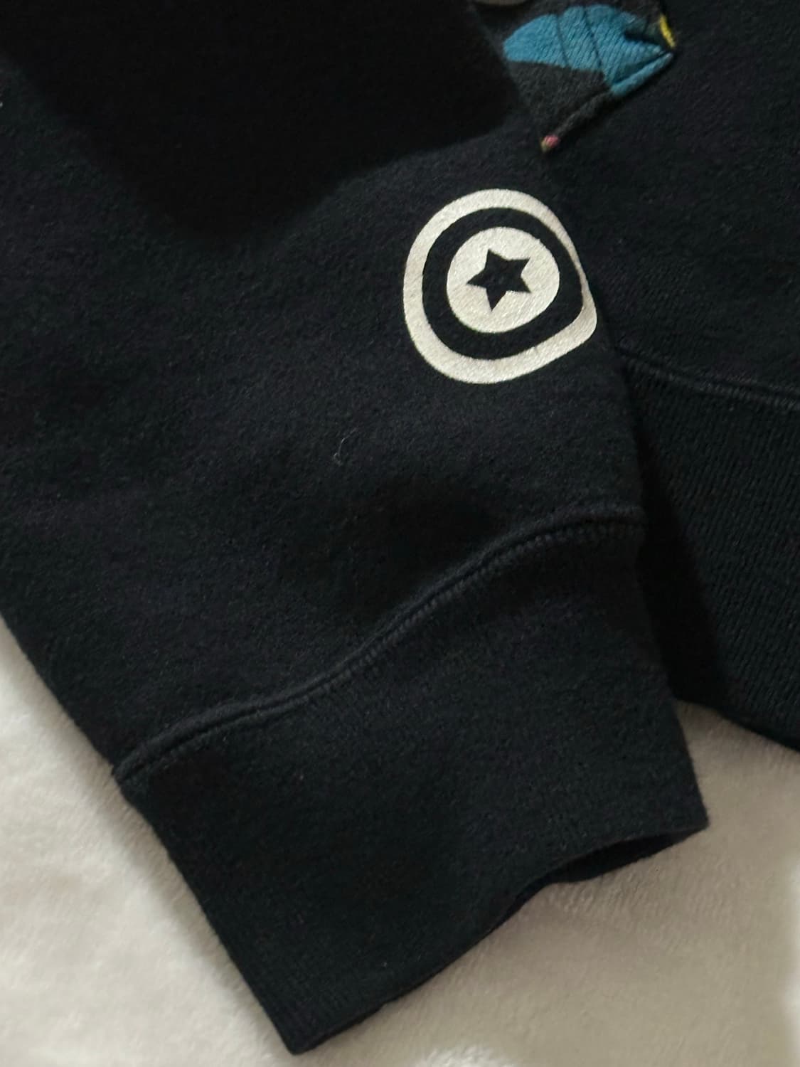 베이프 희귀 멀티컬러 카모 샤크 후드집업 상품이미지4