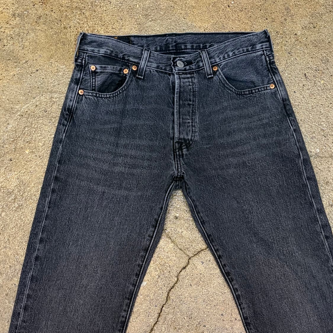 00s 미국 빈티지 리바이스 501 블랙진 청바지 상품이미지2