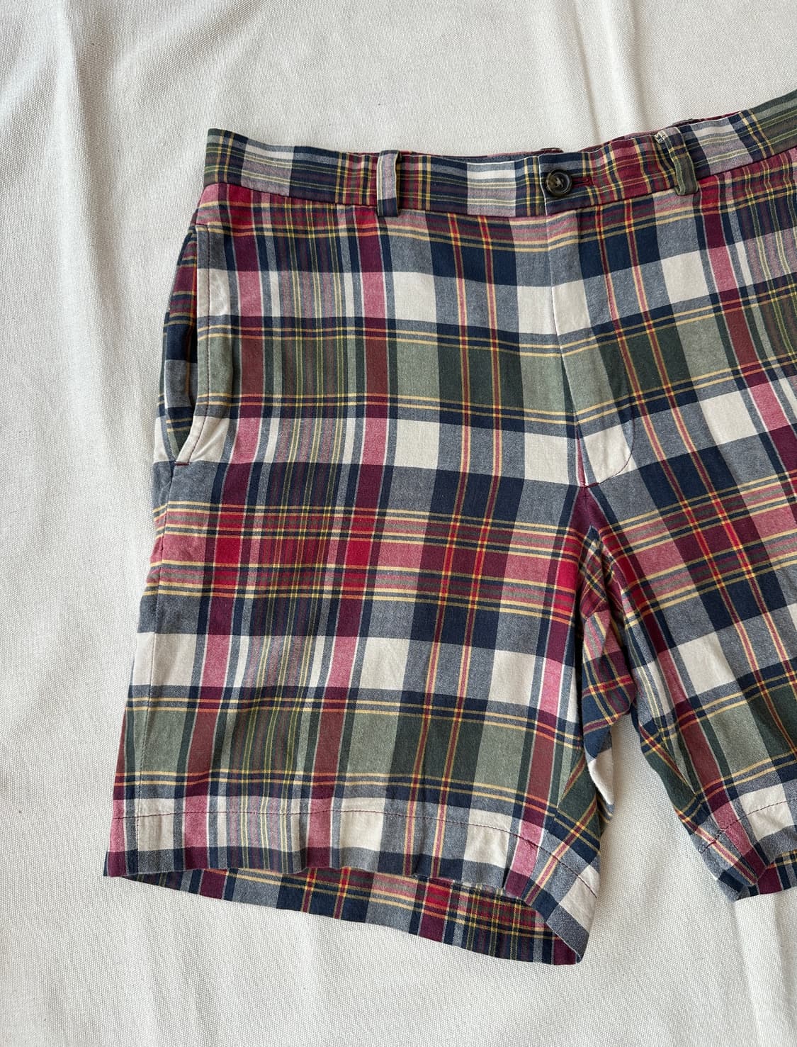 브룩스브라더스 마드라스풍 멀티 체크 쇼츠 34 상품이미지2