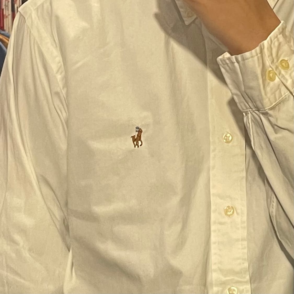 [IM] Polo 폴로랄프로렌 화이트 긴팔셔츠 상품이미지6