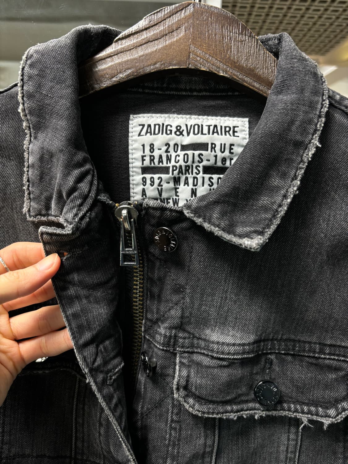 쟈딕앤볼테르 데님 집업 자켓 상품이미지4